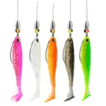 21PCSSoft Bait Set Swimbait Lures for Fishing Supplies New Tackle Box Set Fishing Goods Carp Silicone Lure Tools Kit Accessories - Image 5
