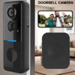 Wireless Doorbell Camera: Battery-Powered, Dual Time Announcement, High Definition, Two-Way Audio, Night Vision Smart Doorbell