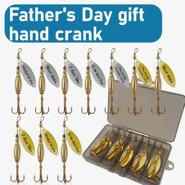 5/10Pcs Spoon Lures Pike Metal Fishing Lure Bass Hard Bait with Hooks for Father's Day Gift Metal Fishing Bait Equipment - Image 1