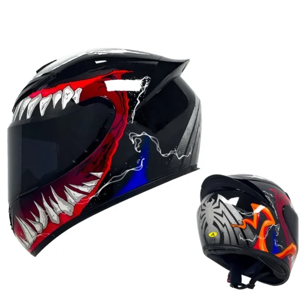 DOT Unisex Motorcycle Helmet Full Helmet Safety Modular Flip Helm Helmet Outdoor Flip Up Riding Casco Moto Capacetes Helmets - Image 2