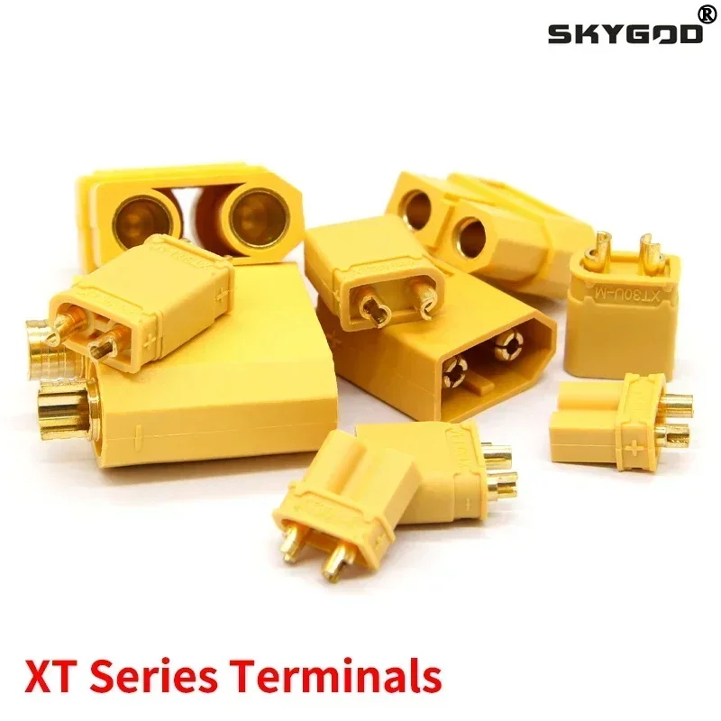 kf-Sa7b5ae05e64a46f5b5d7edfac863e3aah XT Series XT30U XT60 XT90 Connector Plug Bullet Welding Terminal Suit for RC Lithium Polymer Battery Model Aircraft Accessories - Image 1