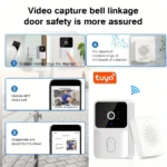 Tuya Smart Video Doorbell Camera HD Wireless doorbell for Home Security, Night Vision, Voice Change, 2-Way Audio, Waterproof - Image 5