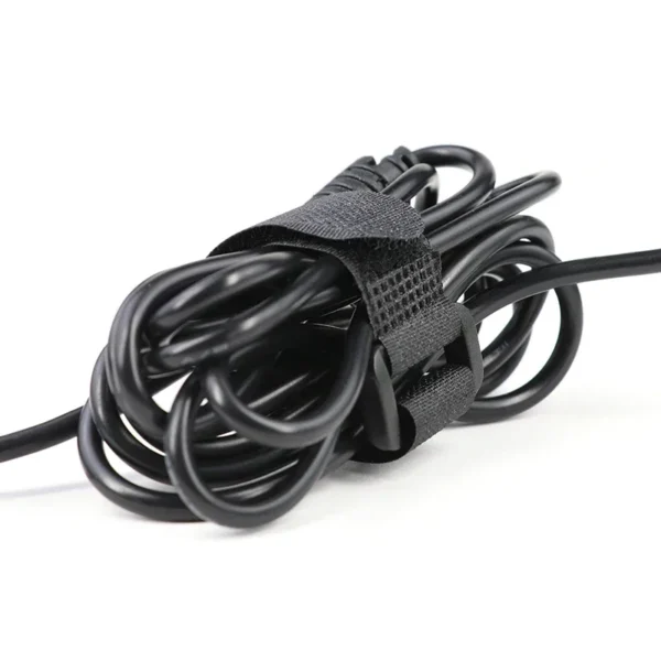 Cable Ties Reusable Self Adhesive Black Width 20mm Nylon Strap Reverse Buckle Line Wire Organizer Hook Loop Bundle Fastener - Image 6