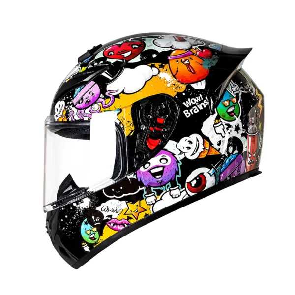 DOT Motorcycle Helmet cruise retro Motocross Full Face Helmet men and women four seasons Helmet riding Helmet Casco Capacete - Image 4