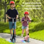 Electric Scooter for Kids Age 6-10, Kick-Start Boost Scooter with Adjustable Speed and Height, Flash Wheel & Deck Lights - Image 5