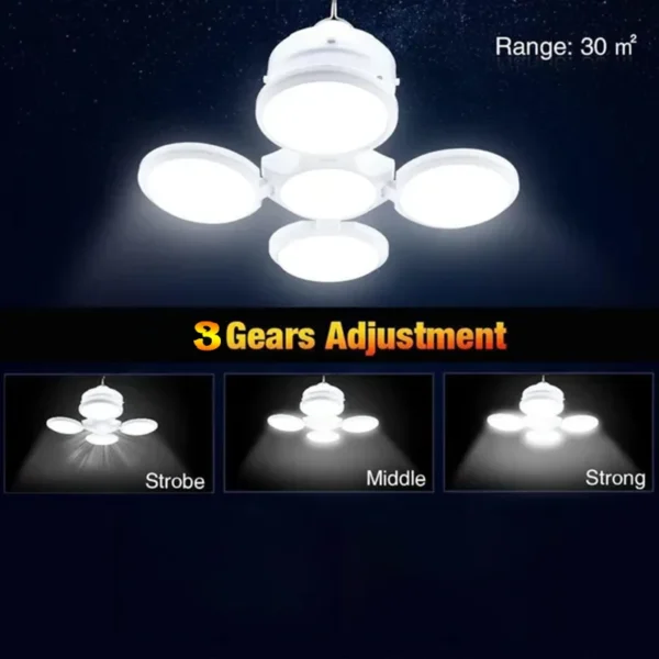 Solar Outdoor Folding Light Portable USB Rechargeable LED Bulb Search Lights Camping Torch Emergency Lamp for Power Outages - Image 6
