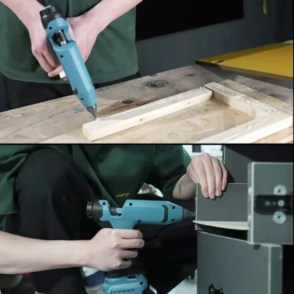 Electric Hot Melt Glue Gun Cordless LED Display Adjustable Temperature 11mm Glue Stick Melt Welding Fit Makita 18V No Battery - Image 4