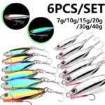 Electroplated Iron Plate Biomimetic Bait Metal Fixture Iron Plate Bottom Metal Fishing Bait Artificial Bait