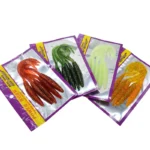 5PCSLong Tail Fishing Lure Soft Bait 13cm 6g Screw Thread Single Sickle Tails Worm Grub Artificial Lures for bass Fishing Tackle - Image 4