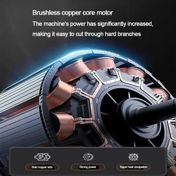 Cordless Brushless Electric Pruning Shears LED Display Compatible with Makita 18V Battery Professional Electric Garden Scissors - Image 3