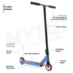 Professional Limit Two-wheeled Sports Car Adult Stunts Fancy Street Brush Scooter To Work Portable Scooter Adult Pro Scooter - Image 2