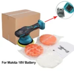 Car Polisher 8-Speed Adjustable Electric Waxing Sanding Sealing Glaze Tool Compatible with Makita Dewalt Milwaukee 20V - Image 4