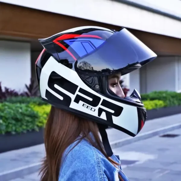 DOT Men and women motorcycle helmets are safe in winter Four Seasons Knights can be equipped with Bluetooth motorcycle helmets - Image 3