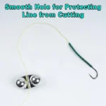 Fishing Double Rattle Beads Fishing Attractor Bell Plastic Catfish Bass Rig Rattles Bells Sea Fishing Bait Alarm Loud Bells Tool - Image 3