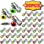 Fishing Fly Dumbbell Eyes Fly Tying Materials Alloy Fly Tying Dumbbell Eyes Fly Tying Barbell Eyes Materials Fishing Lure Tools