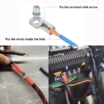 2~50pcs Cable Copper Terminals T6/10/16/25/35/50/70/95 L-type Right Angle Automotive Lug Terminal Crimp Electric Wire Connector - Image 3