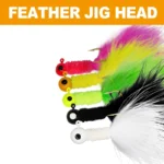 20/10PCS Fishing Lure Feather Jig Head Fly Fishing Hooks Butterfly Insects Style Salmon Flies Trout Single Lure Fishing Tackles - Image 6