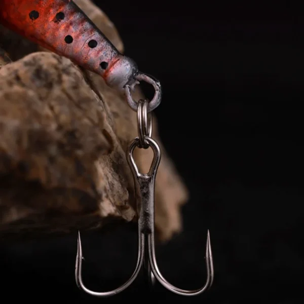 Artificial Hard Bait Rotating Metal Spinner Fishing Lure Bionic Rotating Sequin Fishing Baits for Bass Trout Pike Fishing Tackle - Image 5