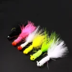 20/10PCS Fishing Lure Feather Jig Head Fly Fishing Hooks Butterfly Insects Style Salmon Flies Trout Single Lure Fishing Tackles - Image 2