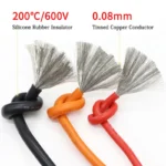 1M/5M Heat-resistant cable 30 28 26 24 22 20 18 16 15 14 12 10 8AWG Ultra Soft Silicone Wire High Temperature Flexible Copper - Image 2