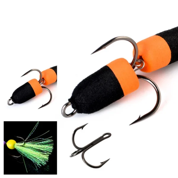 Newest Mandula Polychrome Fishing Lure Soft Lures Foam Bait Swimbait Wobbler Bass Pike Lure Artificial Baits with 2 Treble Hooks - Image 4