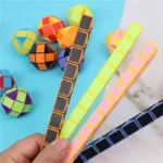 Folding Magic Snake Ruler Puzzle Antistress Cube Educational Toy for Kids Birthday Party Favors Goodie Bags School Reward - Image 3