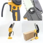 4/6In Mini Chainsaw Cordless Woodworking Handheld Garden Electric Saw Cutting Power Tool Fit Makita/Dewalt/Milwaukee 18V Battery - Image 2