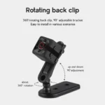 Mini Portable Camera With Video 1080P Full HD Security Camera Indoor/outdoor Surveillance Camera, Compact Mini Camera - 32G CARD - Image 3