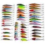 Mixed Fishing Lures Set Minnow Popper Crank Baits with Hooks Fishing Hard Lure Artificial Bionic Crank Lure Saltwater Freshwater - Image 3