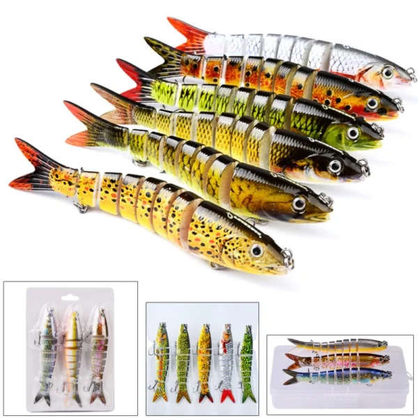 New Sinking Wobblers Multi Joint Fishing Lures Jointed Crankbait Swimbait Segment Hard Artificial Baits For Fishing Tackle Lures - Image 4