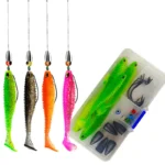 21PCSSoft Bait Set Swimbait Lures for Fishing Supplies New Tackle Box Set Fishing Goods Carp Silicone Lure Tools Kit Accessories - Image 2