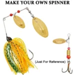 100/80/50PCS New Metal Copper Lure Fishing Spinner Blades Tackle Willow Blades Smooth DIY Accessories Noise Not Hurt Line Sequin - Image 6