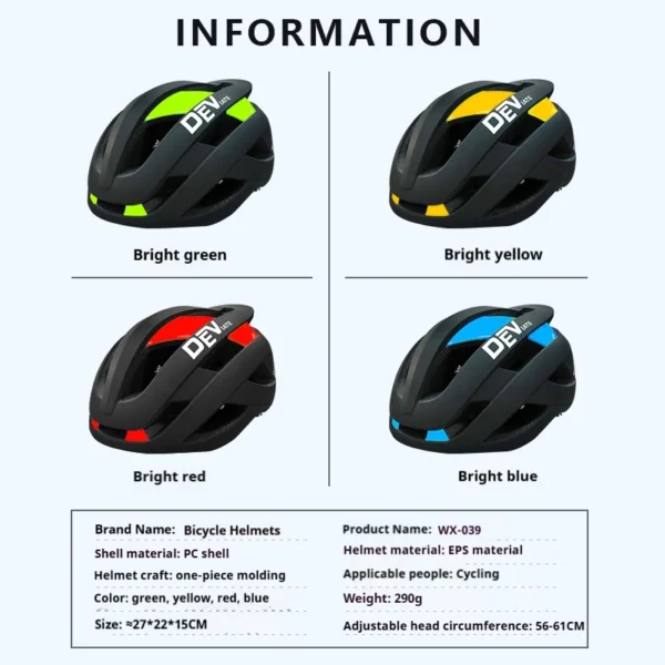 DEVIATE Road Bicycle Helmet Cycling Ultralight Road Bike Helmet MTB Scooter Caps For Men Motorcycle Helmet Casco Ciclismo - Image 5