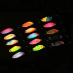 3.5g 5g Full Swimming Double Painted Spinner Layer Spoon Lure Luminous UV Spinner Bait Double-sided Painting Spoon Fishing Lure - Image 5