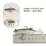 5Pcs Realistic Soft Bait-8Cm Realistic Bait-High-Quality Sharp Hook-For-Use for Freshwater and Salty Fishing - Image 5