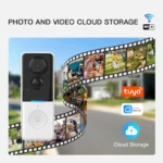Wireless Doorbell Camera: Battery-Powered, Dual Time Announcement, High Definition, Two-Way Audio, Night Vision Smart Doorbell - Image 4