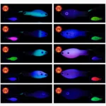 10/5PCS Metal Fishing Lures Spinner Hard Baits Luminous UV Spinner Bait Painting Spoon Fishing Lure Feather Fishing Accessories - Image 4