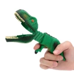 1PC Creative Funny Spoof Shark Telescopic Spring Manipulator Clip Bite Hand Dinosaur Prank Parent-child Interaction Toys - Image 4