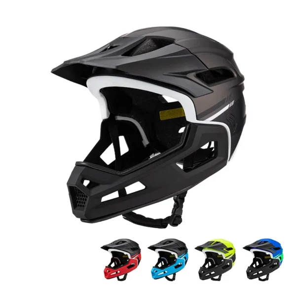 Full Face Bicycle Helmets Detachable MTB Helmet for Mountain Bike Adult Racing Motorcycle Riding Safety Helmet Head Protection - Image 2