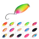 3.5g 5g Full Swimming Double Painted Spinner Layer Spoon Lure Luminous UV Spinner Bait Double-sided Painting Spoon Fishing Lure - Image 2