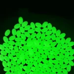 375PCS/Box Plastic Luminous Fishing Hard Beads Oval Glow Fishing Beads Egg Beads Fishing Bead Floating Tools Tackle Accessories - Image 3