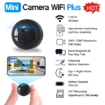 1080P HD security camera Indoor/outdoor surveillance camera,Motion detection,USB charging,Easy installation,Nanny monitoring - Image 3