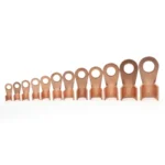 Wire Terminal OT Type 3A 5A 10A 20A 30A 40A 50A 60A 80A Red Copper Bare Nose Lugs Crimp Open Mouth Cable Connector Splice - Image 5