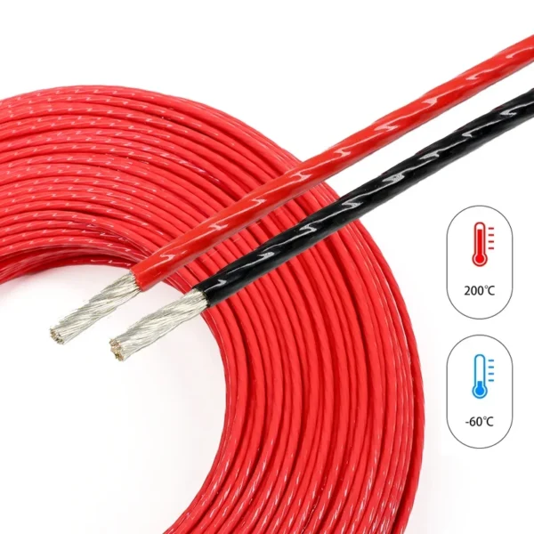 2/5/10m PTFE Electronic Wire Silver Plated FEP Insulated High Purity OFC 30AWG ~ 17AWG Audio Headphone HiFi Signal Copper Cable - Image 3