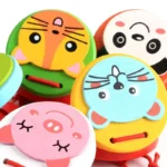 Kids Cartoon Wooden Castanets Music Instruments Baby Clapper Handle Musical Instruments Toys Educational Toys for Children Gift - Image 3