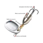 10/5PCSMetal Rotating Vibration Bait Bionic Fishing Lures High Quality Hard Baits Sharp Hooks Fishing Tackle Fishing Accessories - Image 6