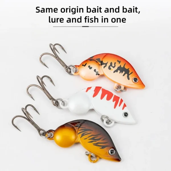 Artificial Fishing Lures with Treble Hooks Walleye Gear Swimbait Crankbait Bionic Shrimp Lures Fishing Tools for Pike Bass Trout - Image 2