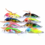 Artificial Insect Lures Mini Bionic Ant Hard Baits Topwater Crank Baits Minnow Sinking Wobbler Fishing Lures with Treble Hooks - Image 2