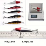 56 Pieces/Batch Multifunctional Bait Set with Hook, Crank Bait and Spinner - Great for Carp and Other Fish - Image 3