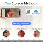 Tuya 3MP WiFi wireless Smart video doorbell Outdoor doorbell camera automatically sensing PIR motion detection 5200MA waterproof - Image 6